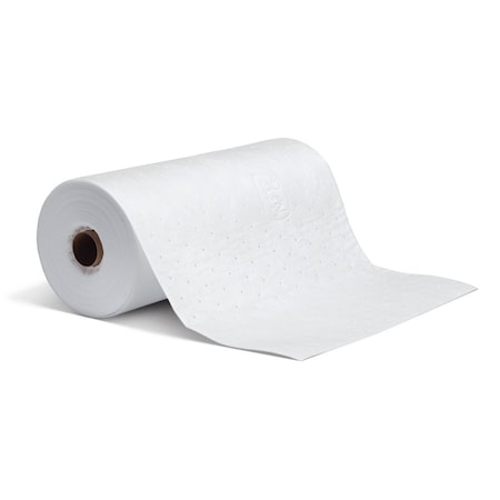Pig Sorbent Roll, Oil, White, 6 PK MAT4600